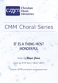 It is a Thing Most Wonderful SATB choral sheet music cover